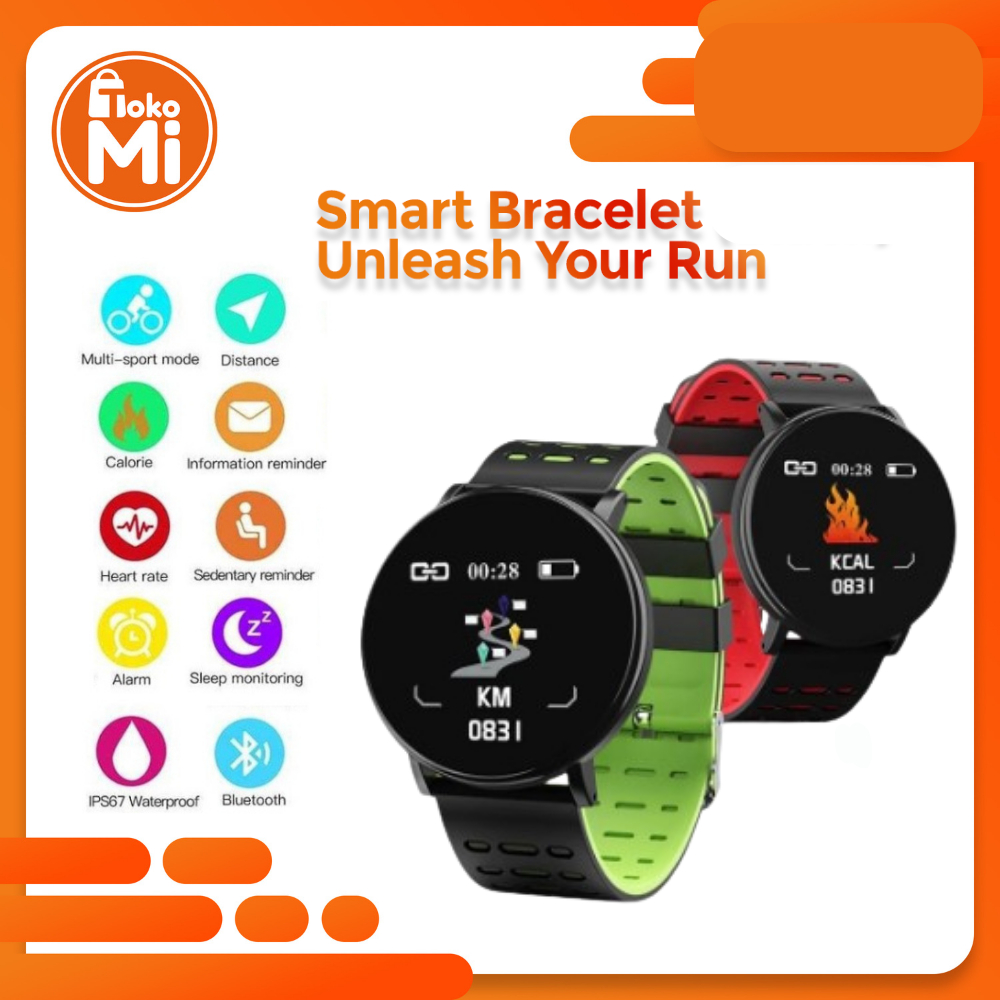 Jual Smart Bracelet Watch Unleash your Run Shopee Indonesia