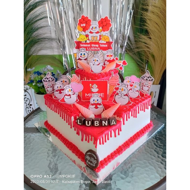 Jual topper cake tema mixue | Shopee Indonesia