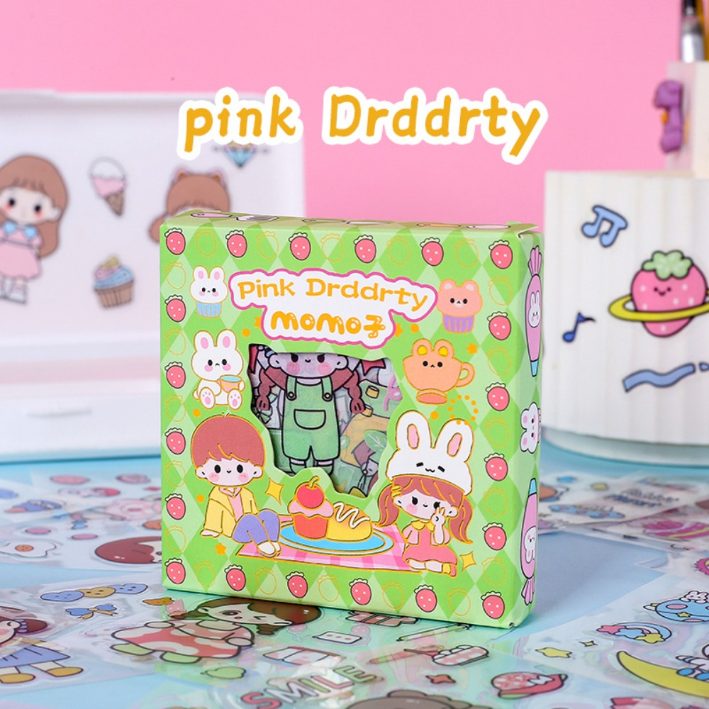 Jual NEW Stiker Momo 100 Lembar Stiker Lucu Korea Stiker Viral Momo ...