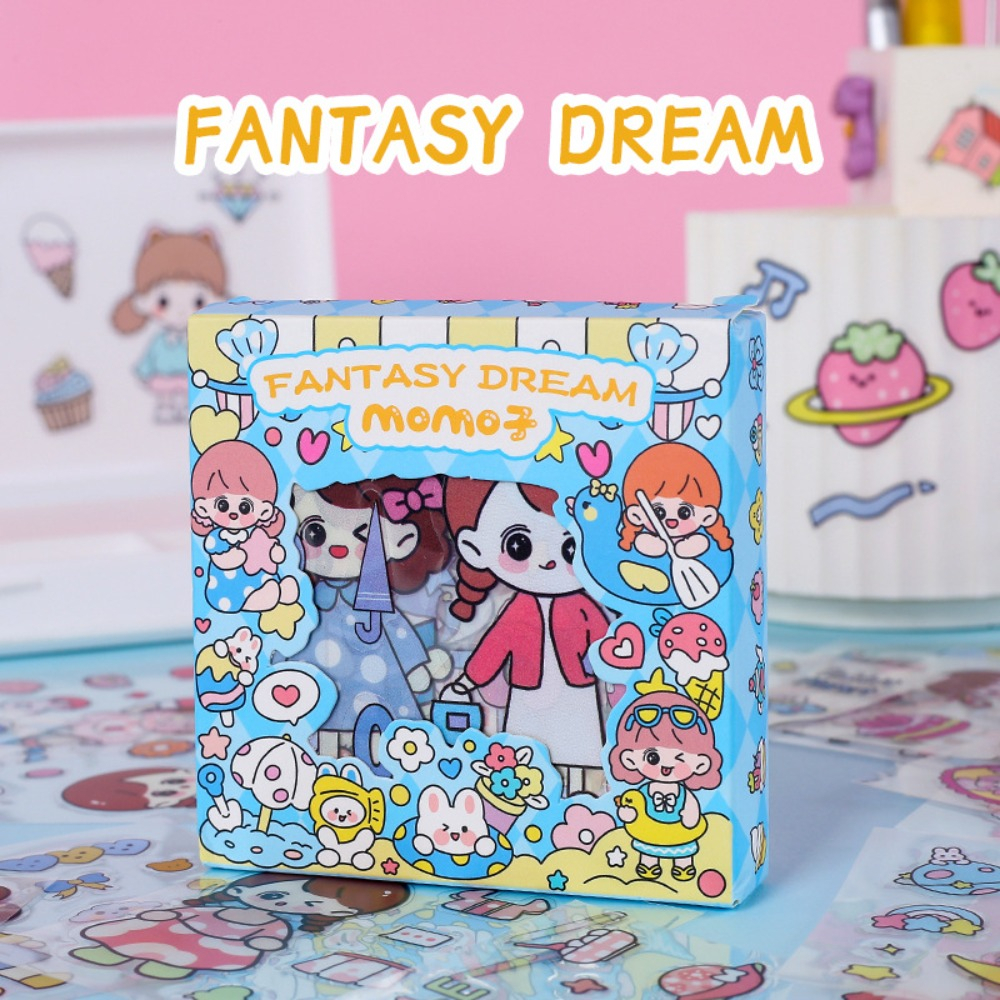 Jual NEW Stiker Momo 100 Lembar Stiker Lucu Korea Stiker Viral Momo ...