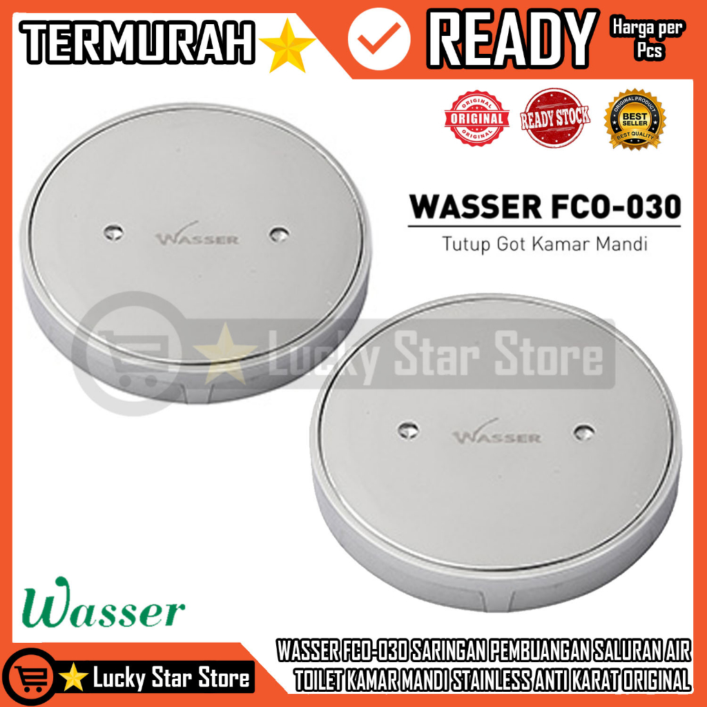 Jual WASSER FCO 030 PENUTUP SALURAN PENYARING PEMBUANGAN GOT AIR 3 ...