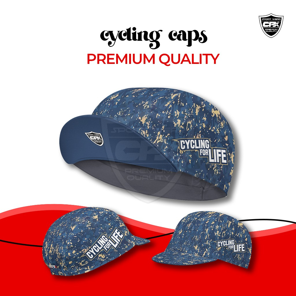 Jual Topi Sepeda Cycling caps Road Bike CPX Topi Gowes Dryfit Milano Keren dan Nyaman Shopee Indonesia