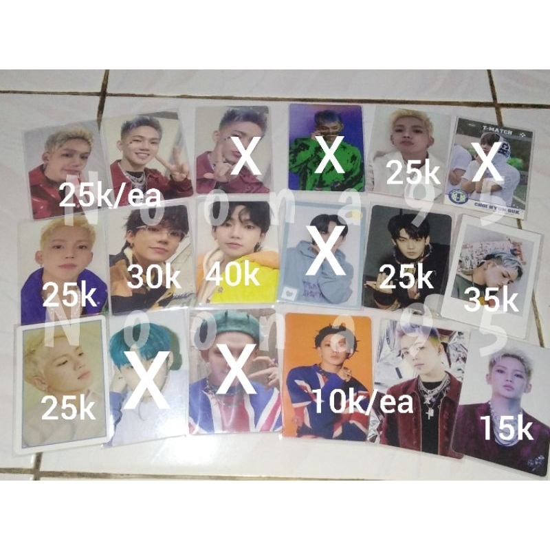 Jual photocard treasure official idol korea, pc hyunsuk, jeongwoo ...