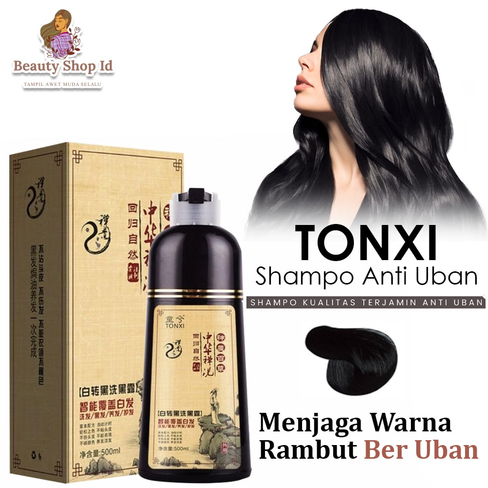 Jual Shampoo Penghitam & Penghilang Uban Permanen Zhi Ran Mei Anti