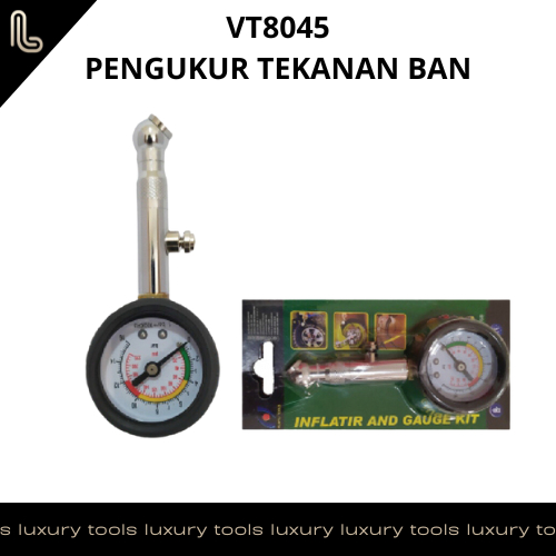 Jual Alat Ukur Tekanan Angin Ban Motor Mobil Inflator Gauge Kit Shopee Indonesia 0867