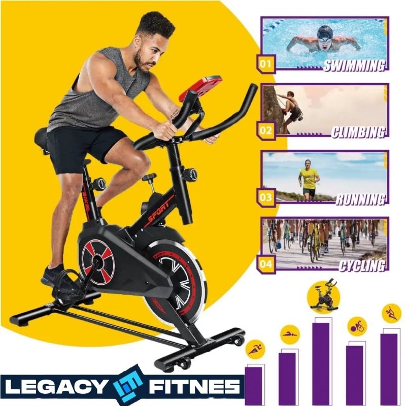 Jual Sepeda Statis Spin Spinning Bike Excellent Kg Alat Fitnes