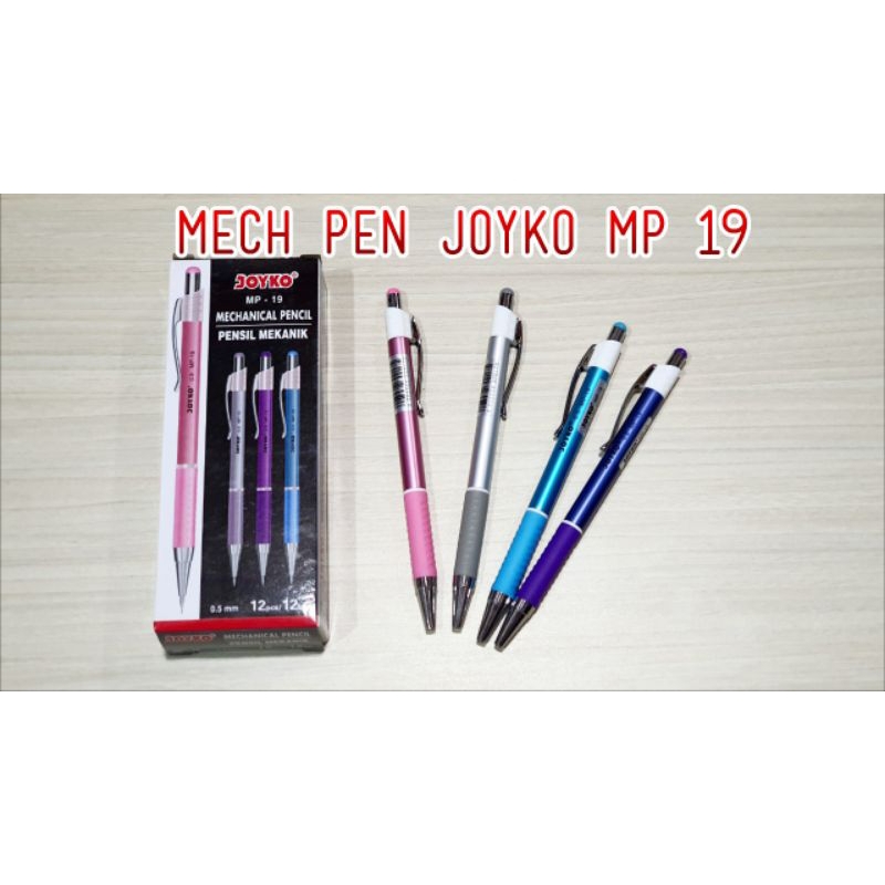 Jual Pensil Mekanik Mech Pen Joyko Mp 19 1 Pack Isi 12 Pcs Shopee