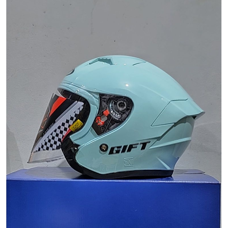 Jual Helm Sepeda Motor Half Face Gift Sargon Solid Paket Ganteng Gratis