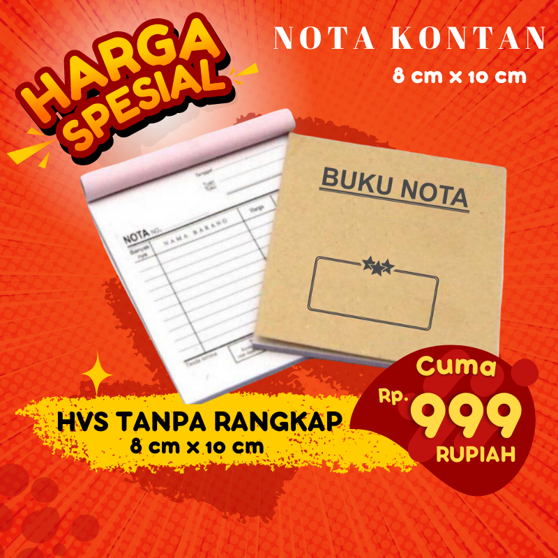 Jual Buku Nota Kontan Mini 1 Ply 1 Rangkap 8 X 10 Cm Hvs Buram Ncr Shopee Indonesia 9858