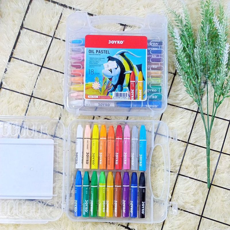 Jual CRAYON 18 WARNA JOYKO Shopee Indonesia
