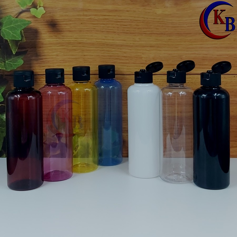 Jual BOTOL FLIPTOP 250 ML HITAM LINE NECK 24 / BOTOL PLASTIK PET BR ...