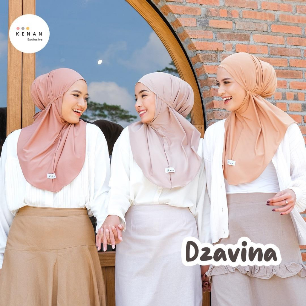 Jual KENAN HIJAB - BERGO DZAVINA// HIJAB BERGO HAMIDAH INSTAN NON PET