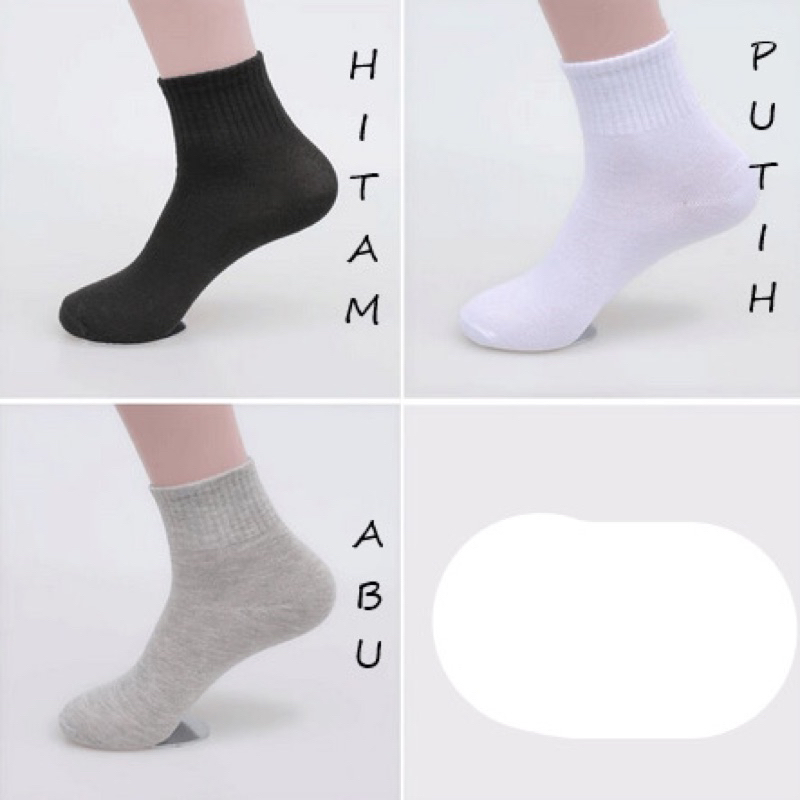 Jual [ACQ] Kaos Kaki Sekolah Kaos Kaki Kantor Kaos Kaki Unisex | Shopee