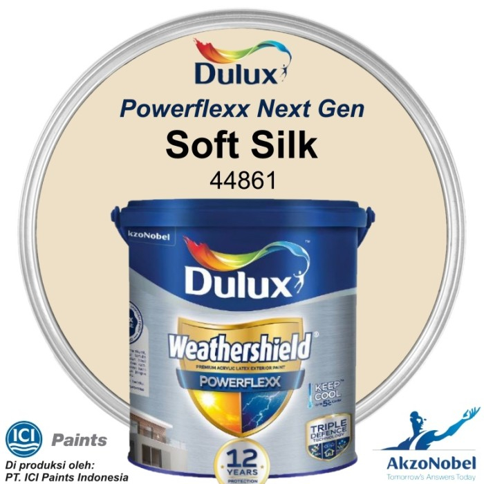 Jual Cat Tembok Dulux Weathershield Powerflexx Next Gen Soft Silk Liter Shopee Indonesia