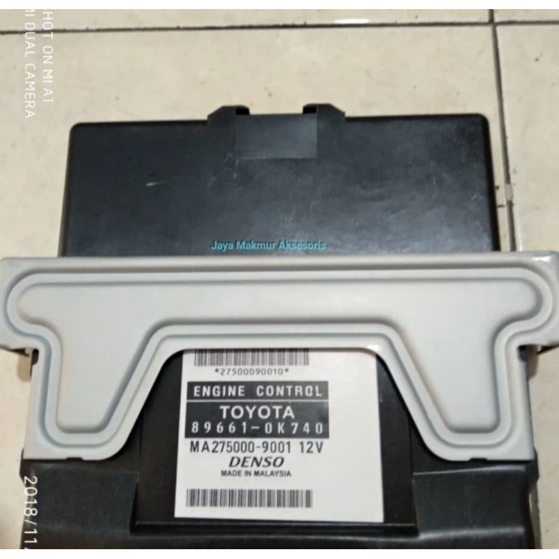 Jual ECU Komputer Computer Toyota Innova Original Asli 89661-0K740 Asli ...