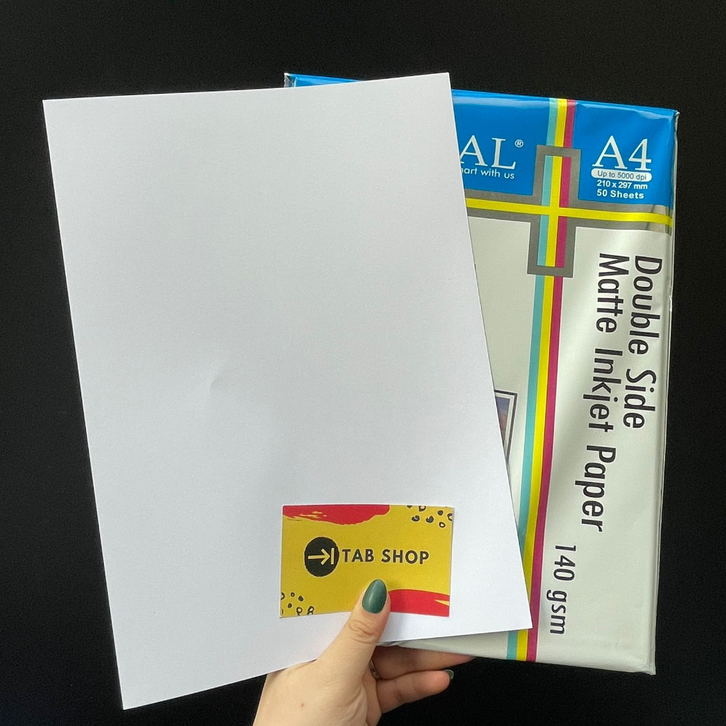 Jual TAB SHOP - CORAL DOUBLE SIDE MATTE INKJET PAPER 140 GSM A4 50 ...