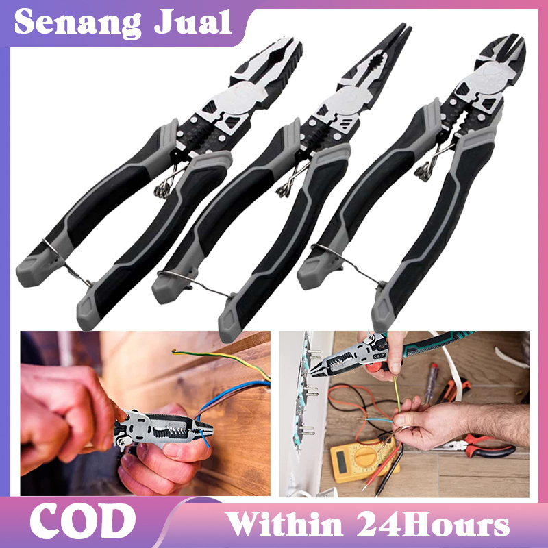 Jual Tang Kombinasi Multifungsi 8.5 Inch Tang Tukang Listrik Wire ...