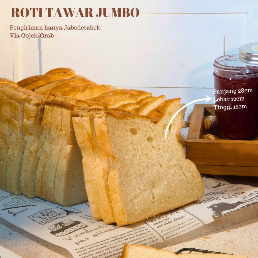 Jual Roti Tawar Sandwich Jumbo | Shopee Indonesia