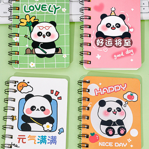 Jual Notebook Gambar PANDA / Notes Buku Memo Mini Gambar PANDA Lucu ...