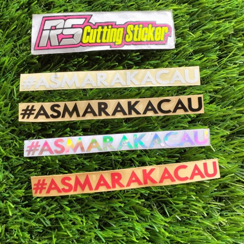 Jual STICKER ASMARA KACAU STICKER CUTTING | Shopee Indonesia