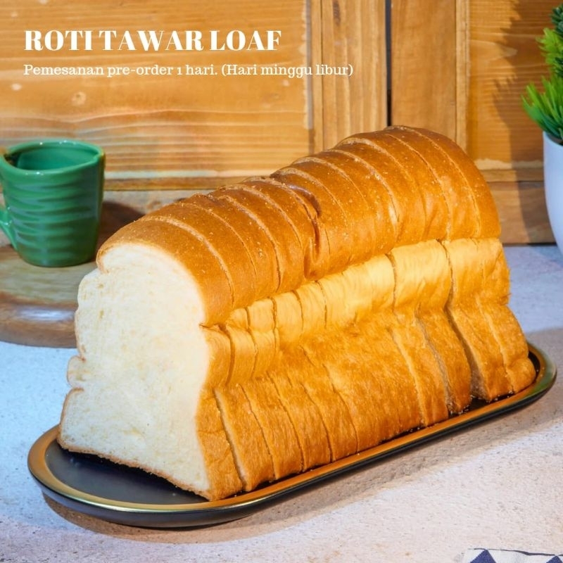 Jual Roti Tawar Loaf/Bakar Lembut Tanpa Pengawet | Shopee Indonesia