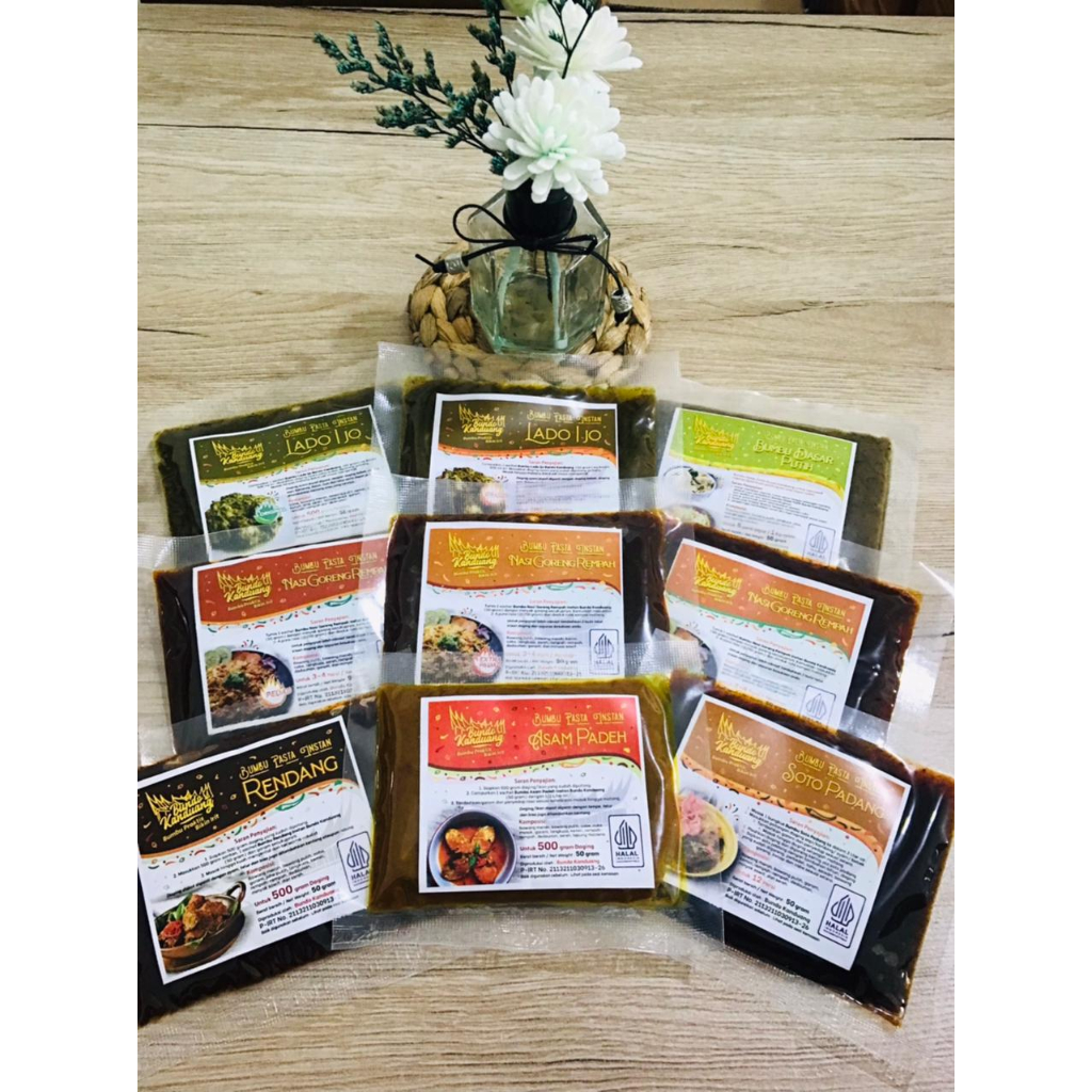 Jual BUMBU RENDANG BUNDO KANDUANG / BUMBU RENDANG PADANG / BUMBU ASAM ...