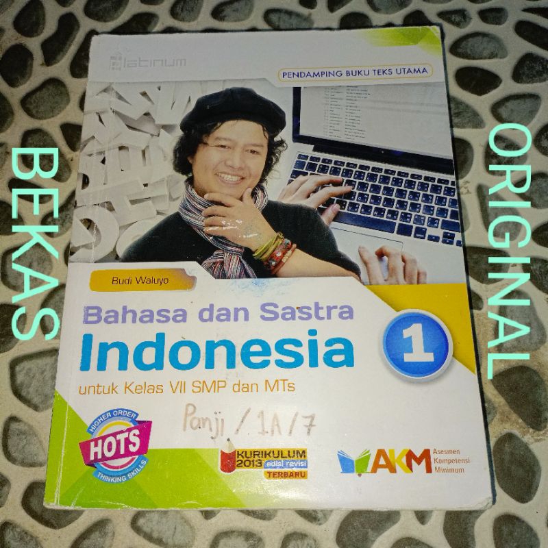 Jual Buku Bahasa Dan Sastra Indonesia Kelas 7 VII 1 I SMP Penerbit ...