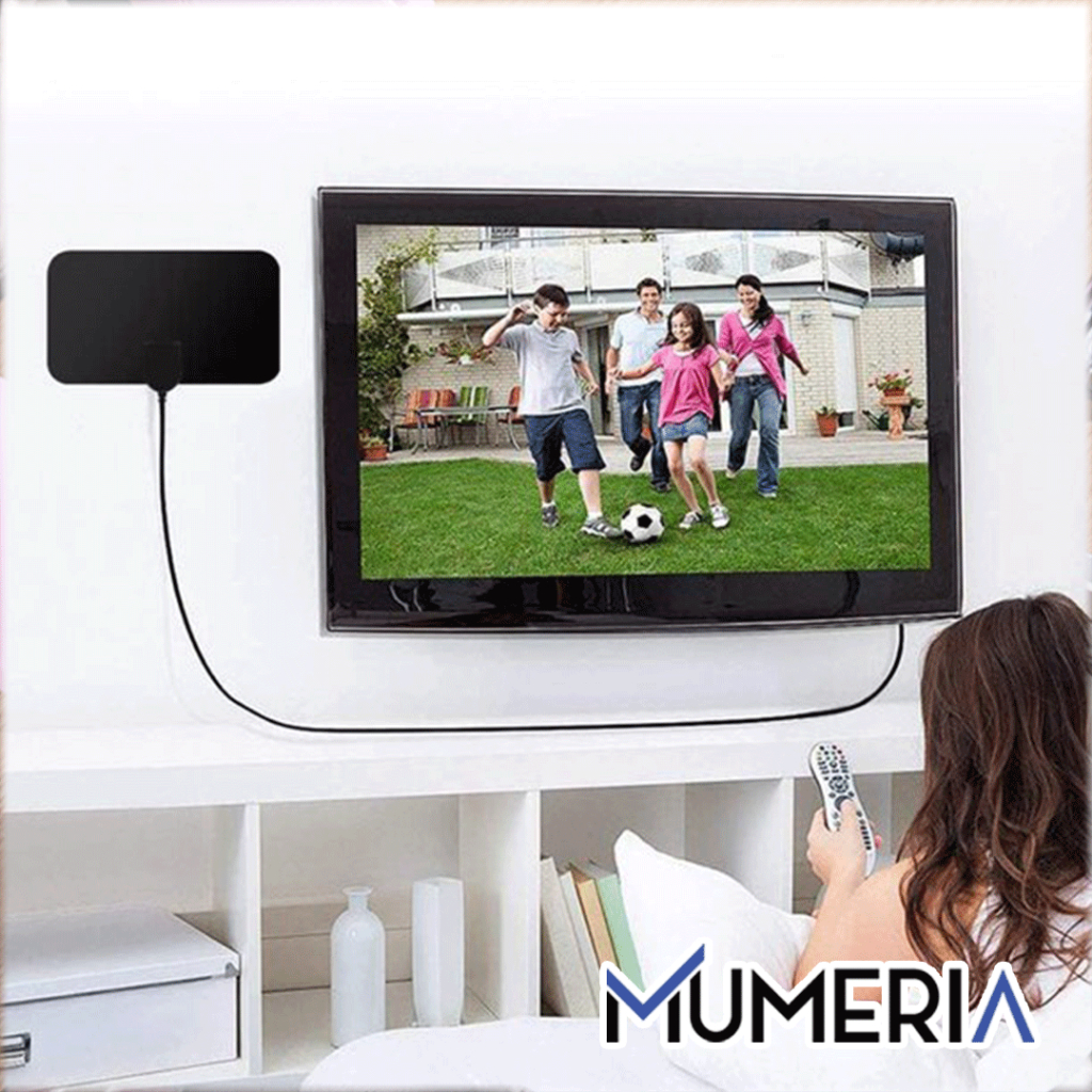 Jual Antena TV Digital Outdoor Indoor 25 DBI DVB-T2 Model Kotak 4K 1080 ...