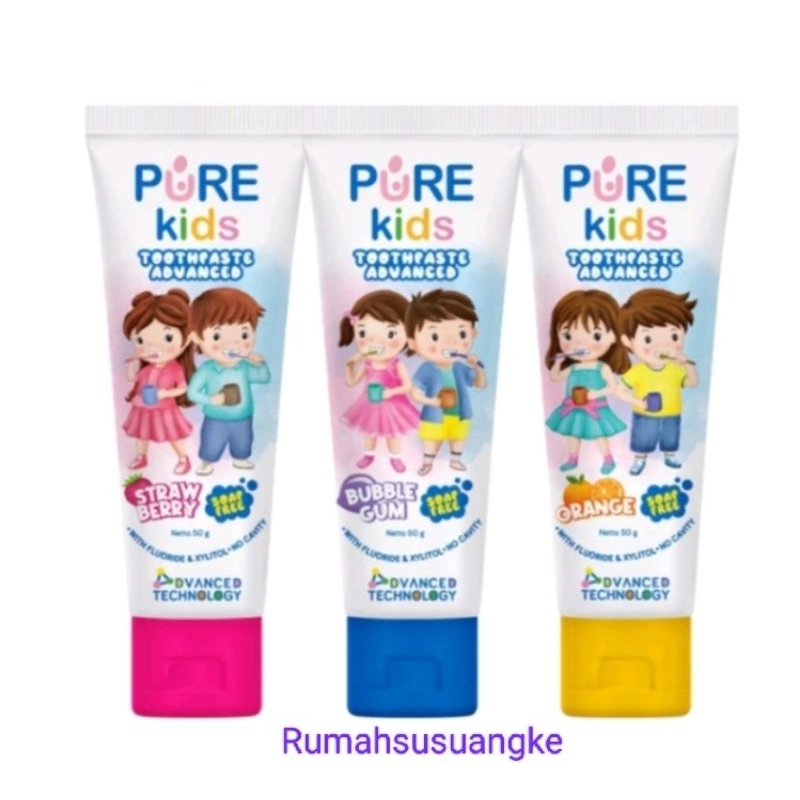 Jual Pure Kids Toothpaste Advanced Pasta Gigi Anak | Shopee Indonesia