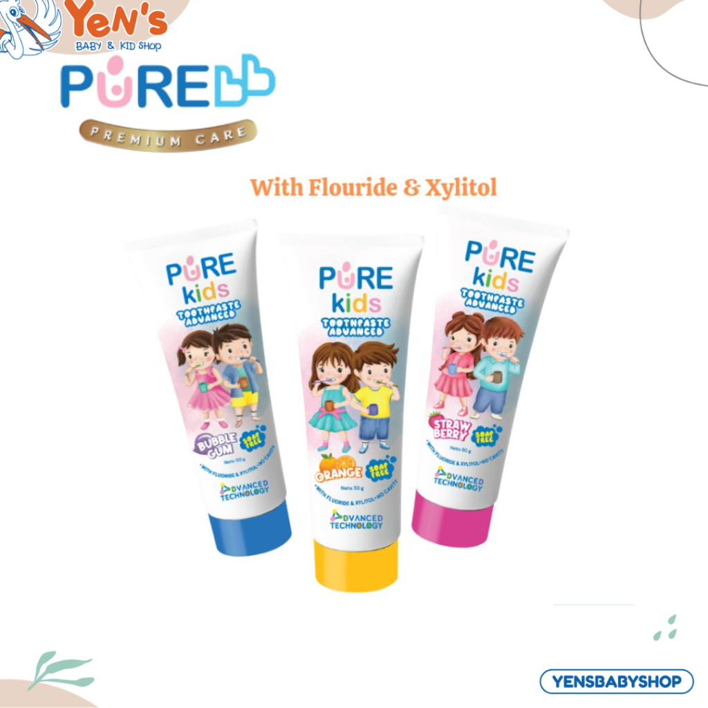 Jual PureKids Toothpaste Advanced / Pasta Gigi Anak 50gr | Shopee Indonesia