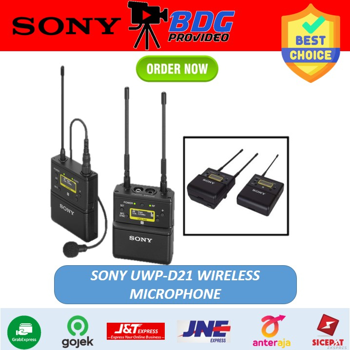 Jual Sony UWP-D21 Wireless Omni Lavalier Microphone System/Sony UWP D21 ...