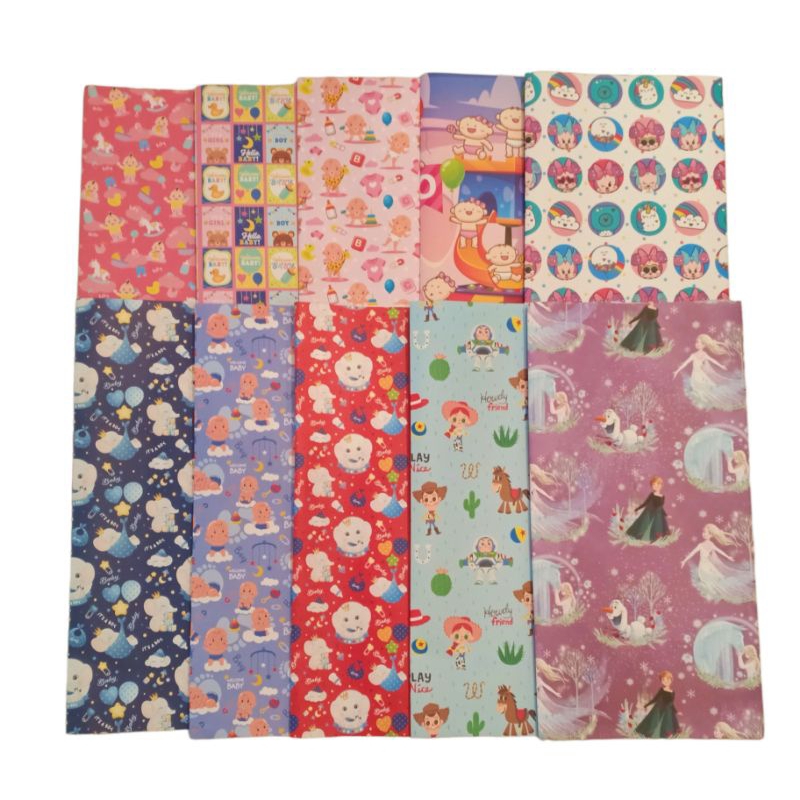 Jual Kertas Kado - Kertas Kado Jumbo Sansan Wawa Motif (Motif chat ...