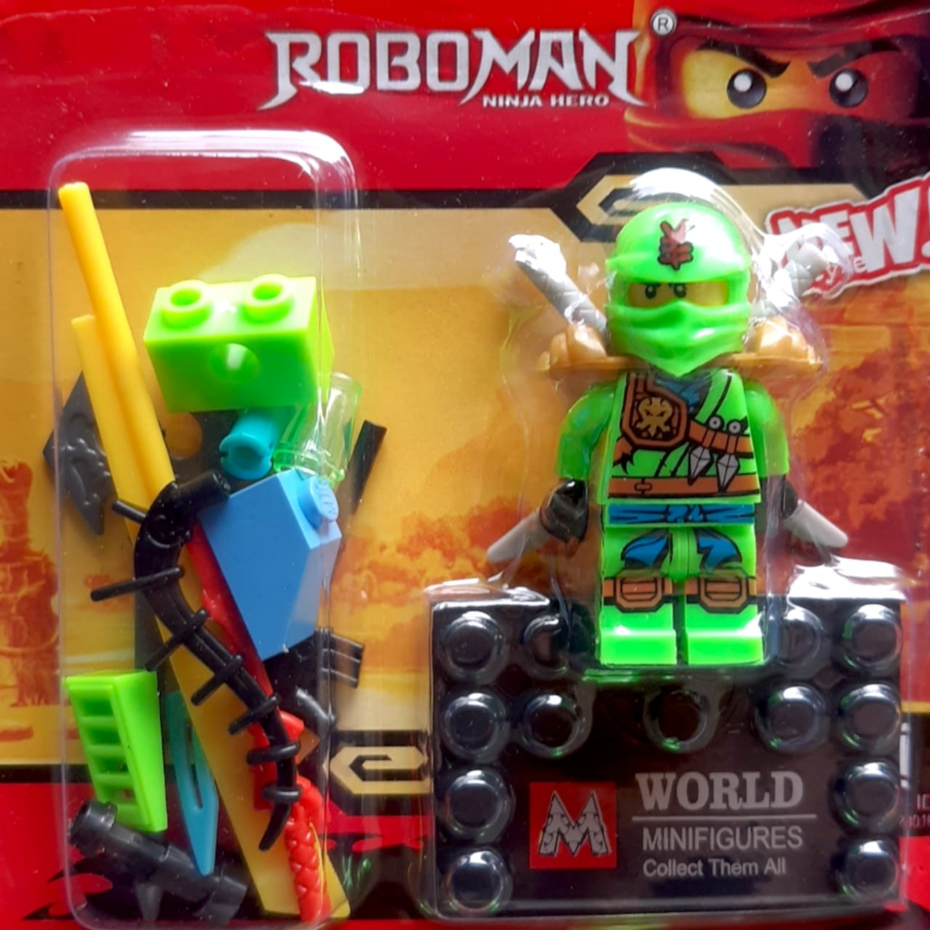 Jual 1 LEMBAR 12 PCS ROBOT ROBOMAN NINJA HERO NEW STYLE /ROBOT ROBOMAN ...