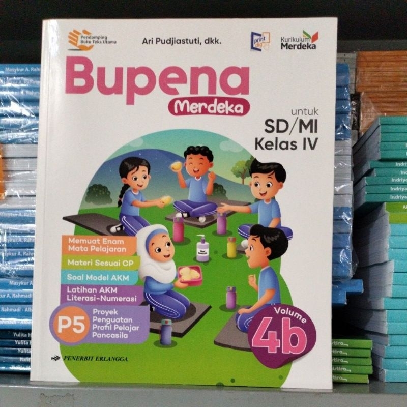 Jual Bupena Kelas 4B Penerbit Erlangga Kurikulum Merdeka | Shopee Indonesia