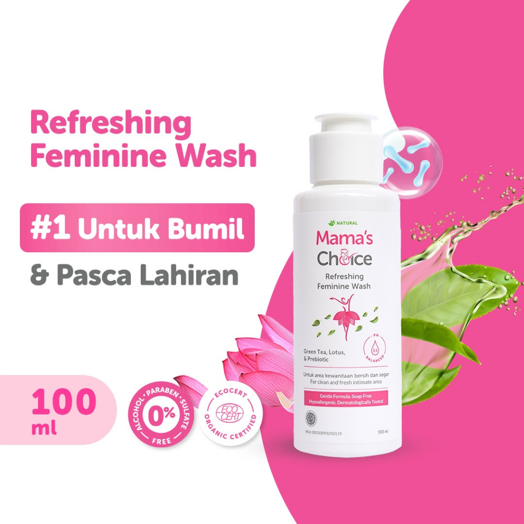 Jual Refreshing Feminine Intimate Wash Mama's Choice 100 ml Ori