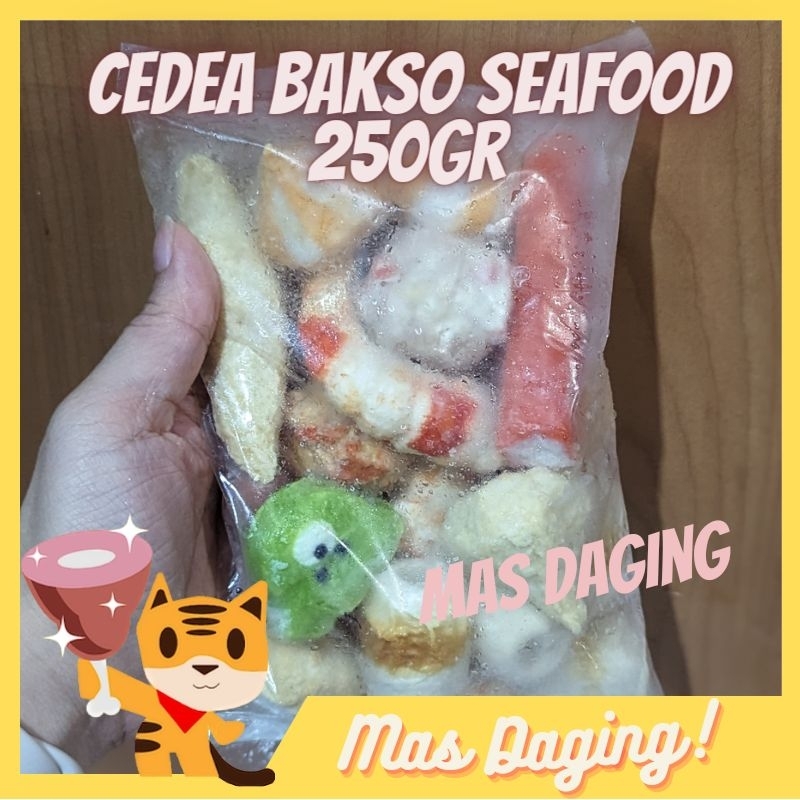 Jual Cedea Bakso Mix Seafood 250gr Shopee Indonesia