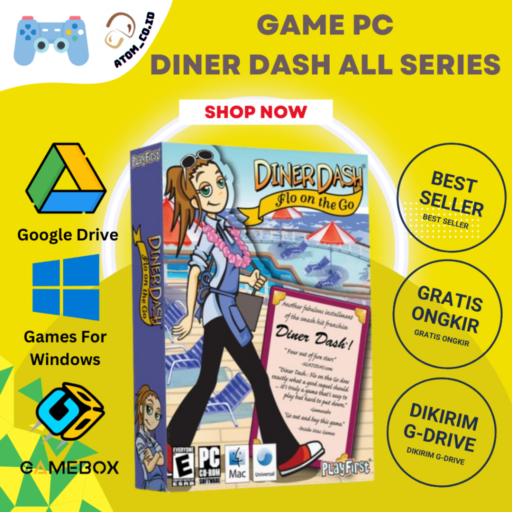 Jual Diner Dash All Series For PC Full Version Shopee