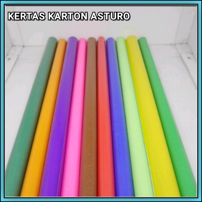 Jual Kertas Karton Asturo Warna Warni 40 × 60 Cm Per 1 Lembar Shopee Indonesia 3017