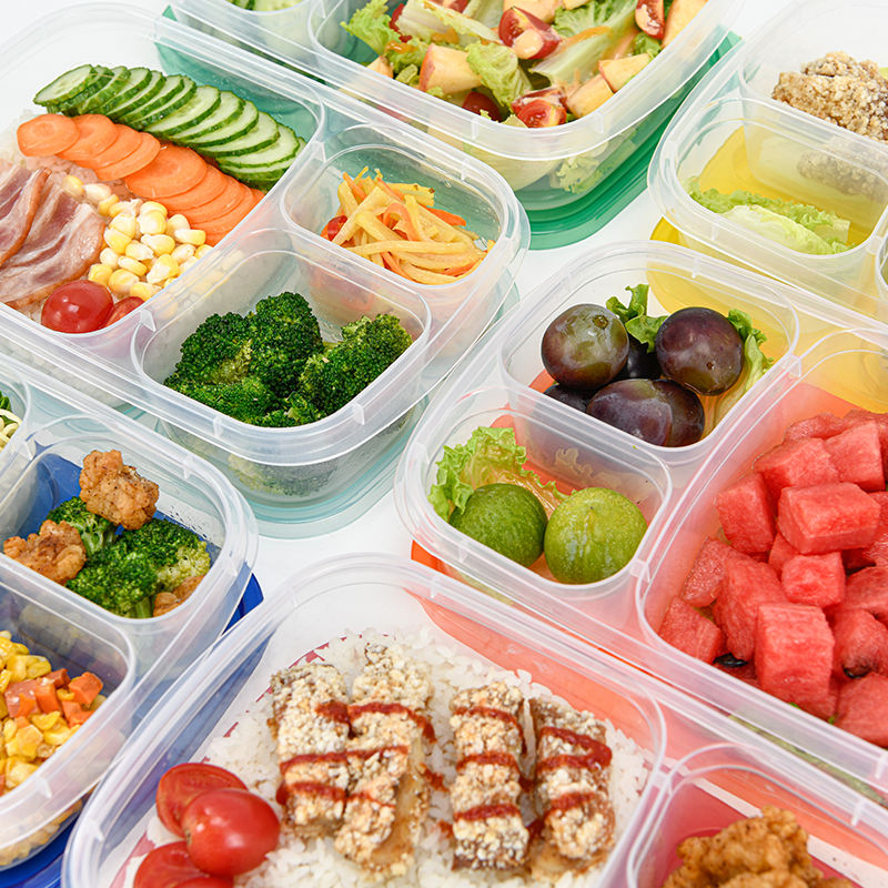 Jual Lunch box 5 Sekat / tempat makan murah / kotak makan simple dewasa