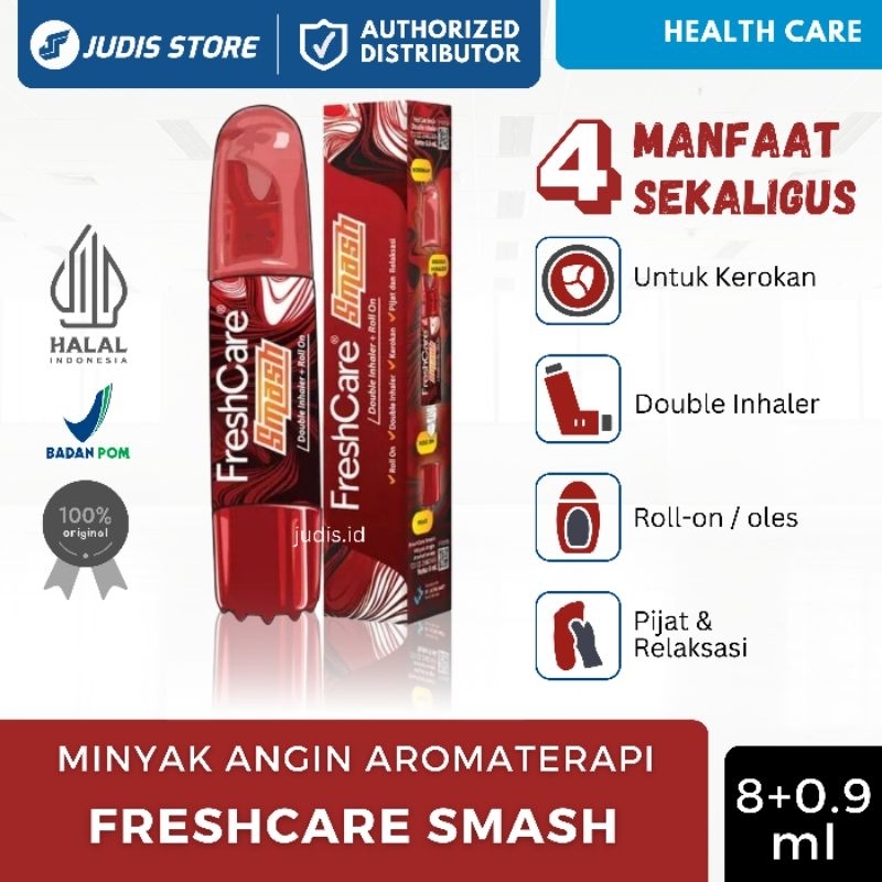 Jual FreshCare Smash 4in1 Multifungsi Double Inhaler + Roll On 8ml ...