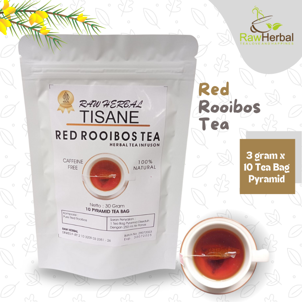Jual Red Rooibos Tea / Tea Bag Pyramid (3gr x 10 Tea Bag Pyramid