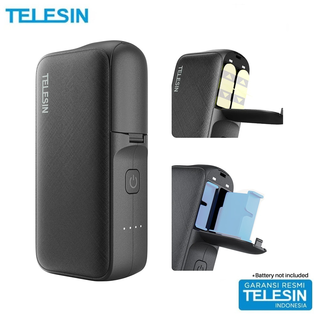 Jual TELESIN Storage Charging Box Power Bank for Gopro Hero 11 / 10 / 9