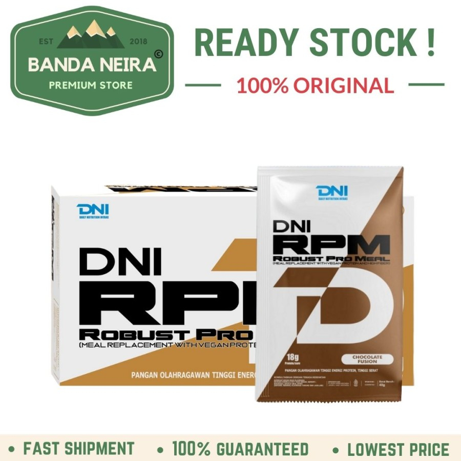 Jual DNI RPM ROBUST PRO MEAL Replacement / Minuman Pengganti Makanan