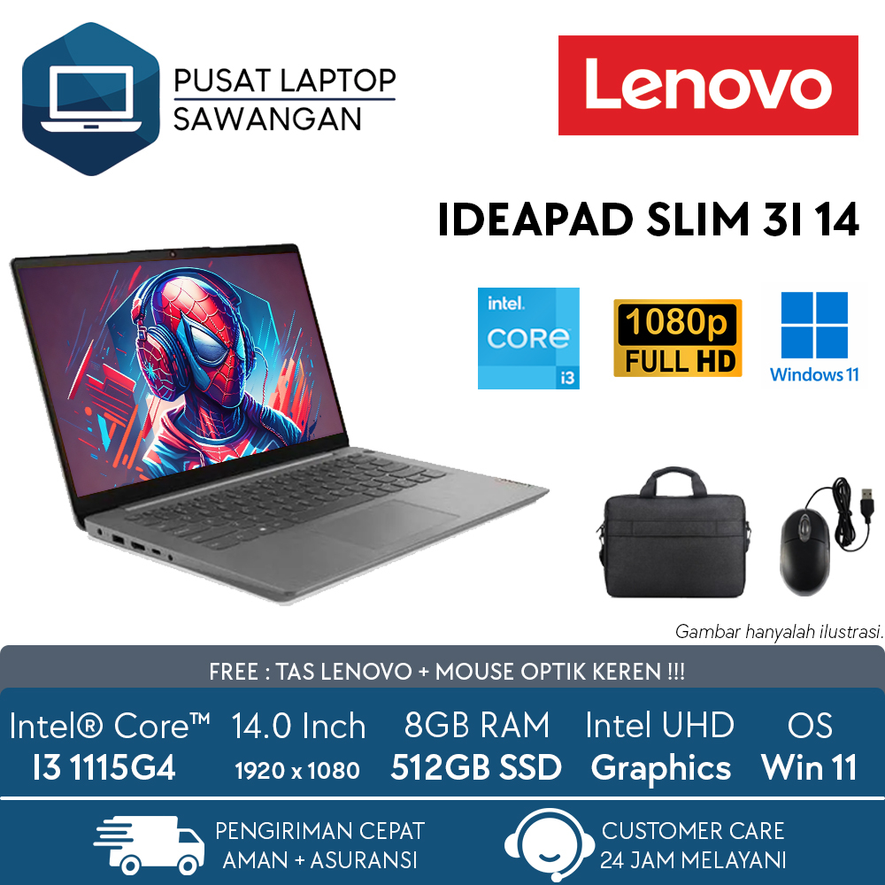 Jual Laptop Murah Lenovo Ideapad Slim I Intel I I G Gb