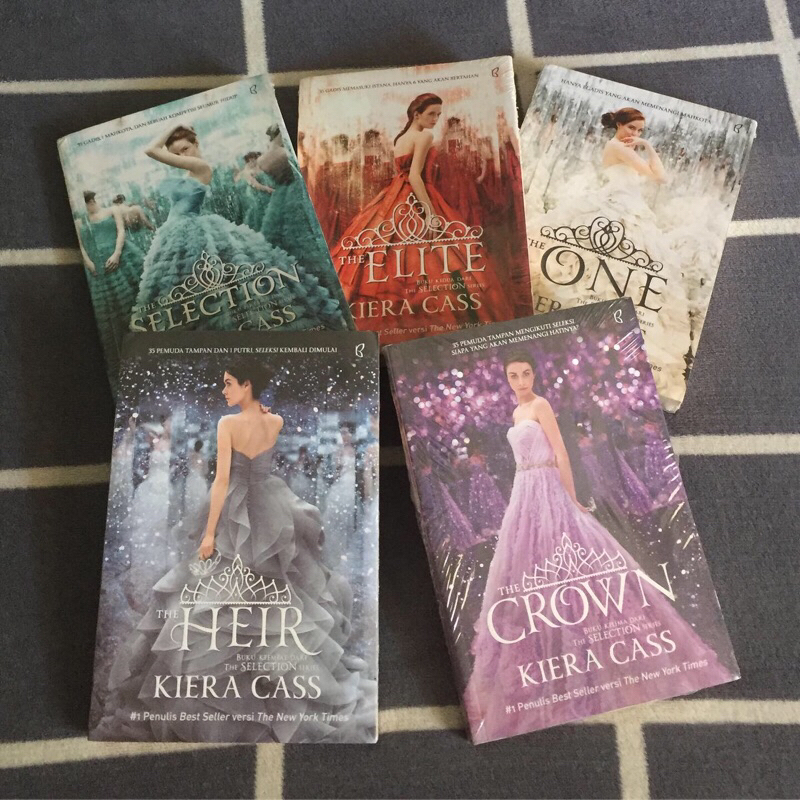 Jual Novel Series The Selection Elite One Heir Crown By Kiera Cass