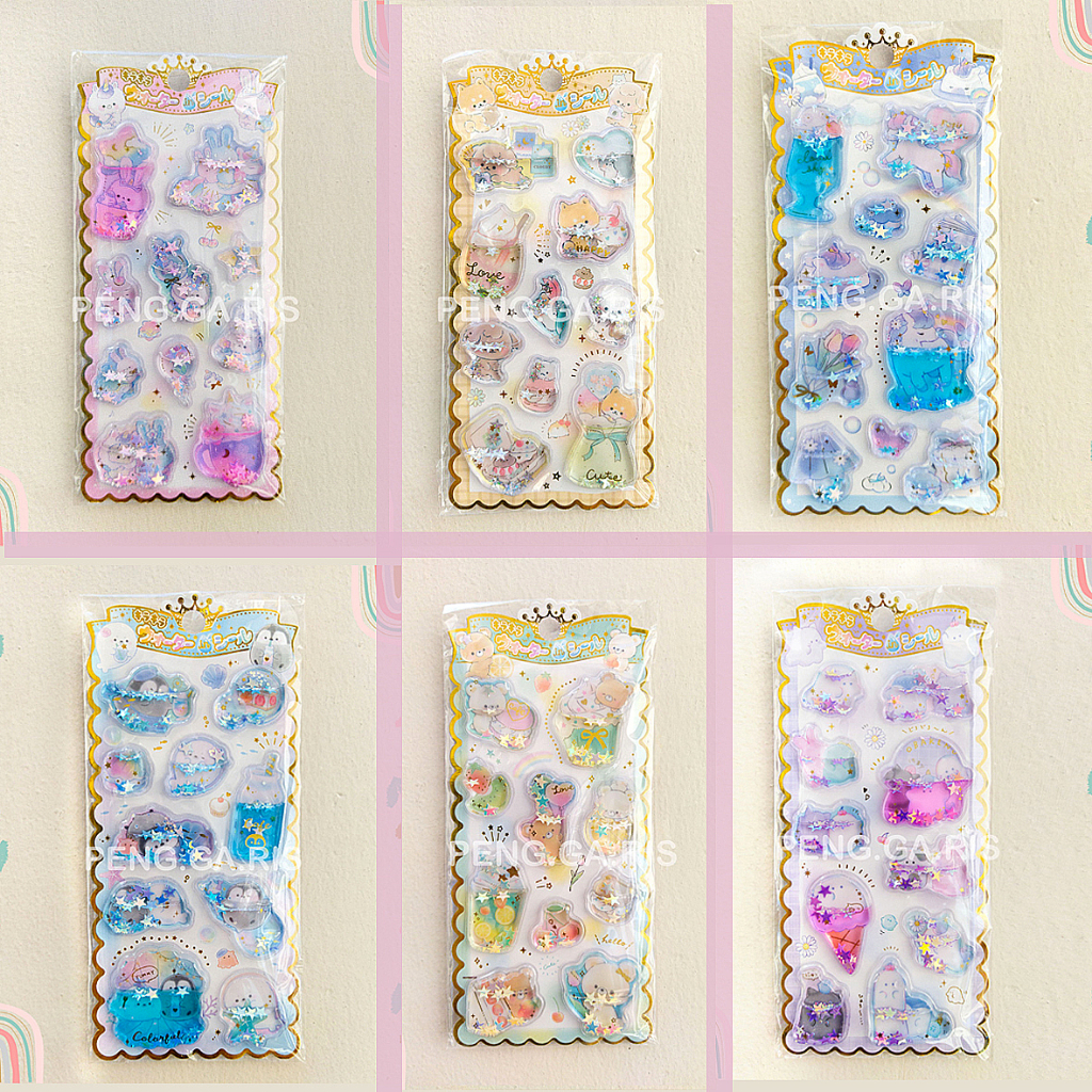 Jual Sticker Timbul Air Bubble Cute Momoru | Shopee Indonesia
