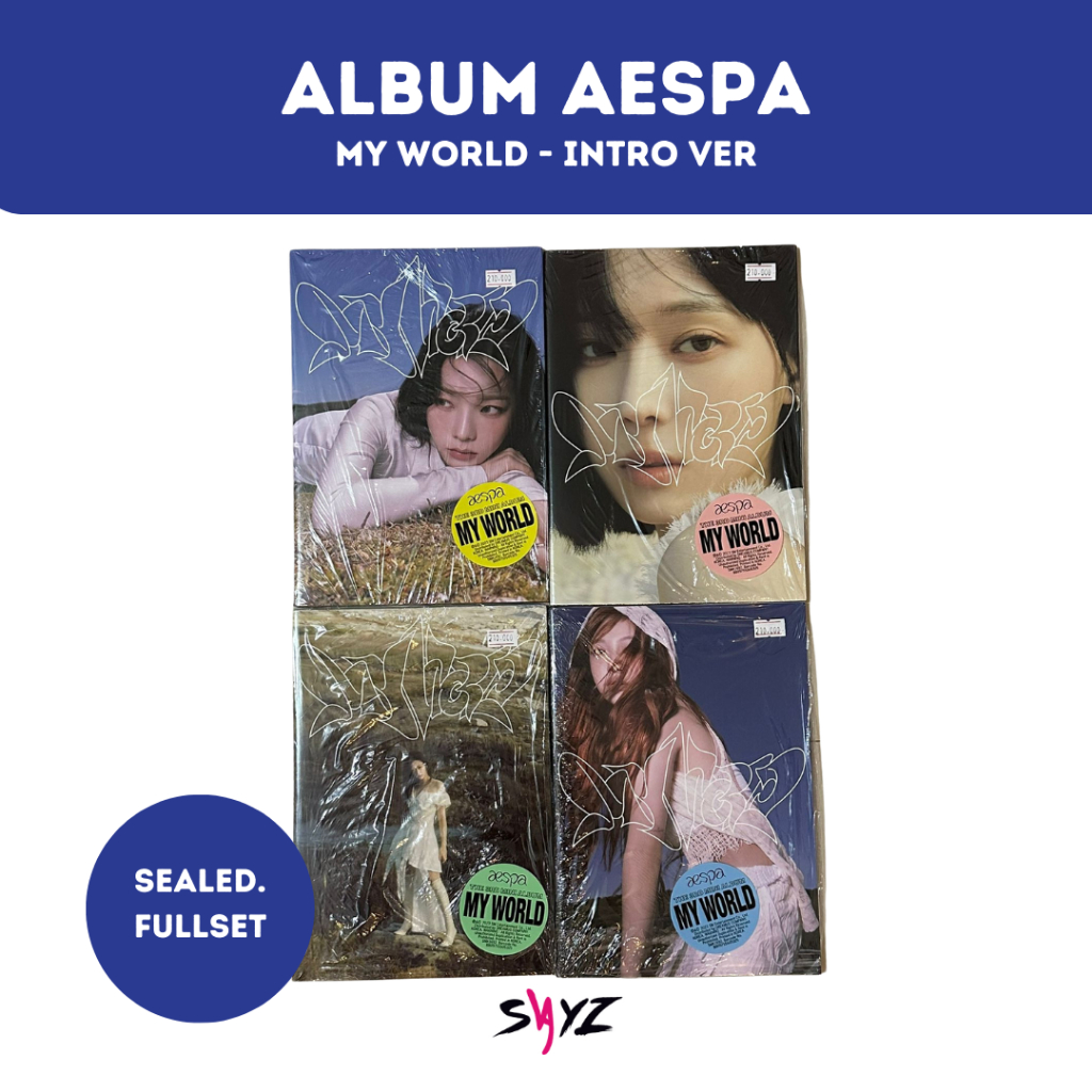 Jual [ Ready ] Album Official Aespa My World Intro Ver Karina Winter