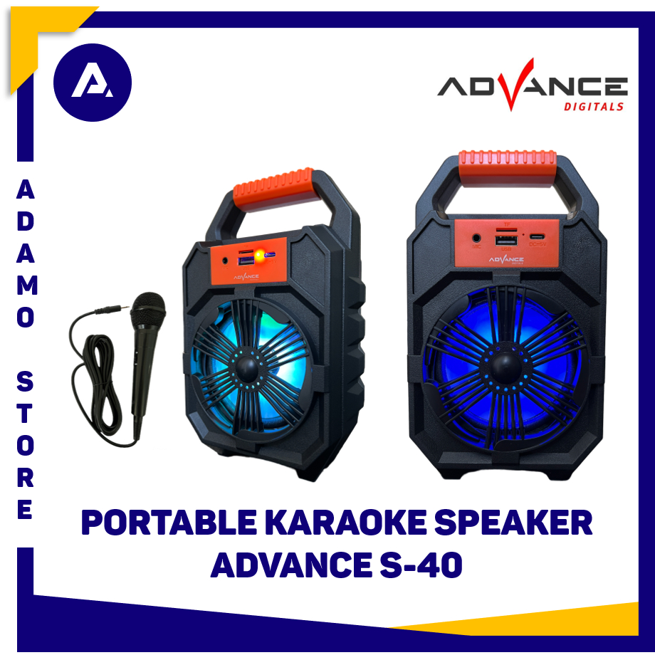 Jual Speaker Karaoke Advance S40 S40 Portable Karaoke Bluetooth