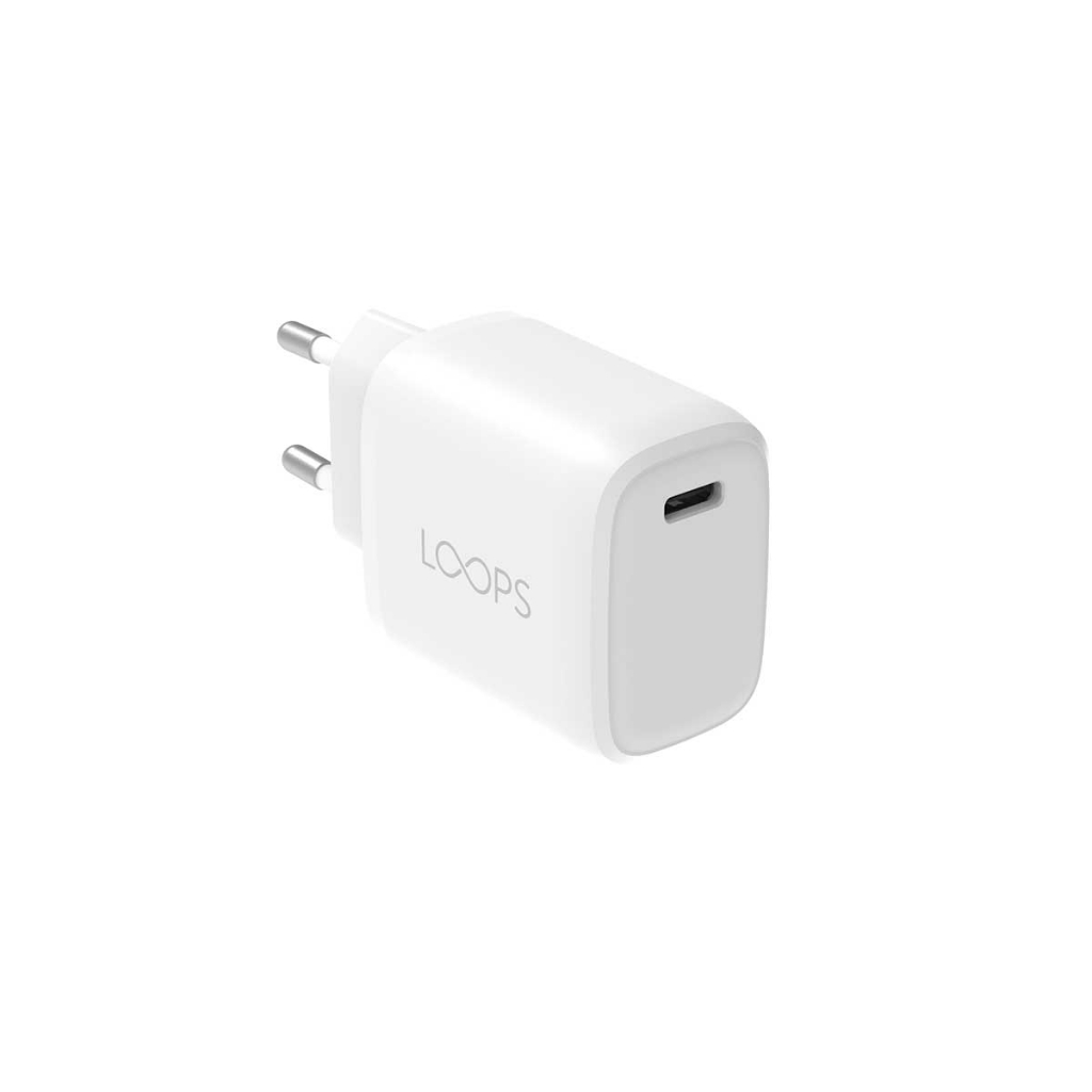 Jual LOOPS Type C Port Charger 30W | Shopee Indonesia