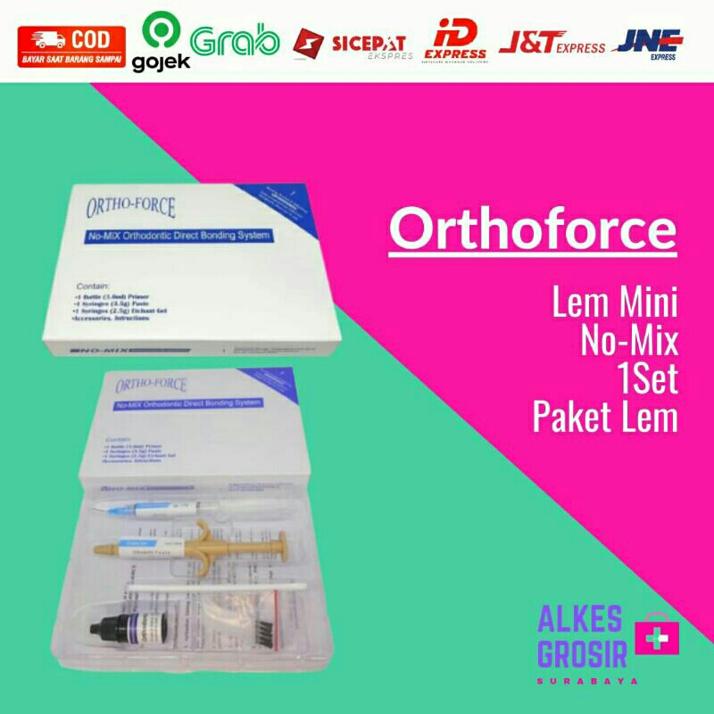 Jual Lem Ortho Nomix Orthoforce Mini Selfcure Original Lem Behel Gigi ...